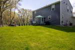 Home features large, grassy back yard 